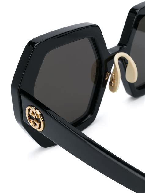 gucci heptagon sunglasses|Gucci sunglasses unisex.